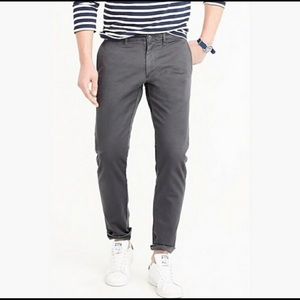 Men’s Jcrew 484 grey chino pant size 33x30